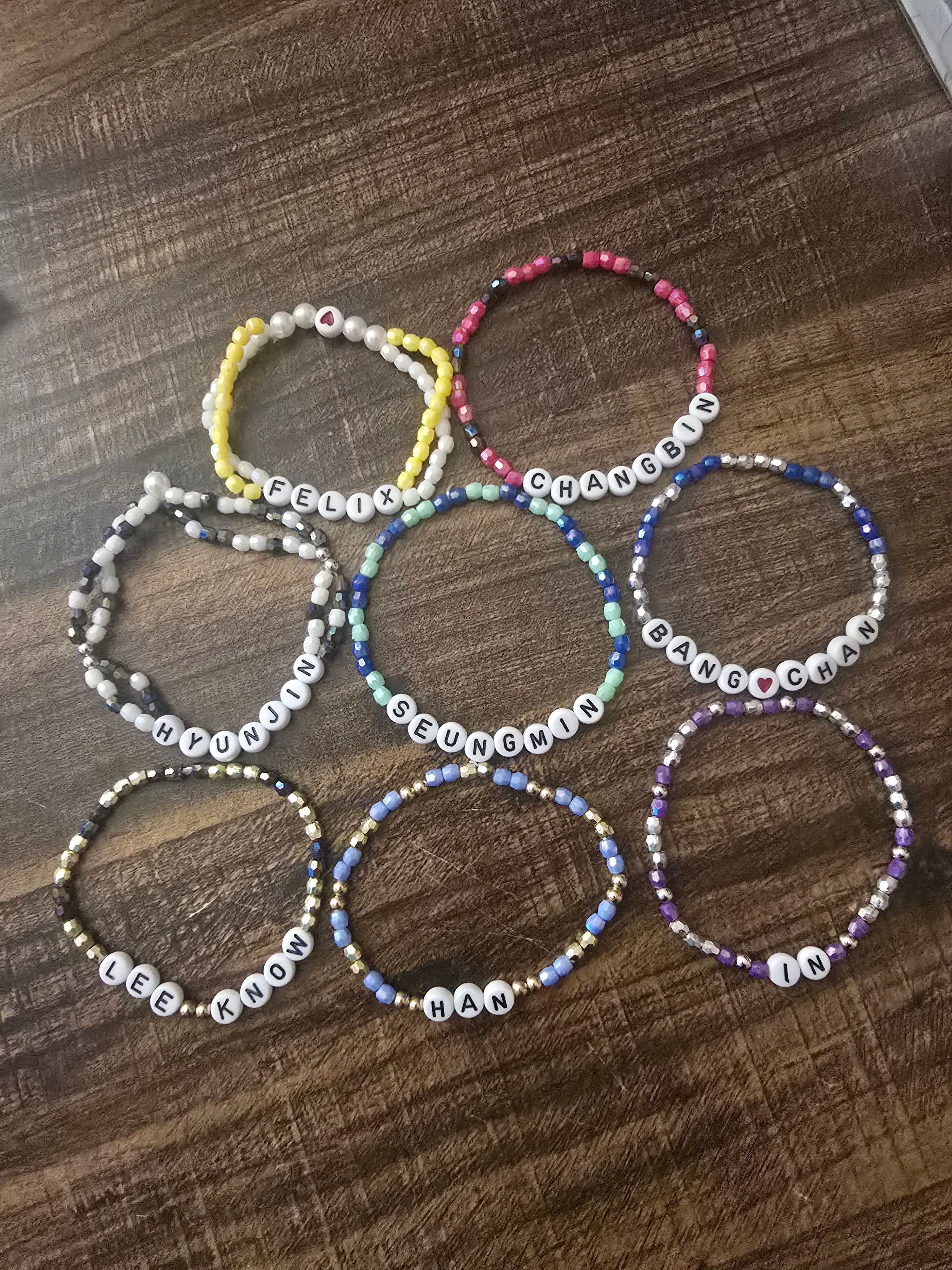 Stray Kids Member beaded bracelets