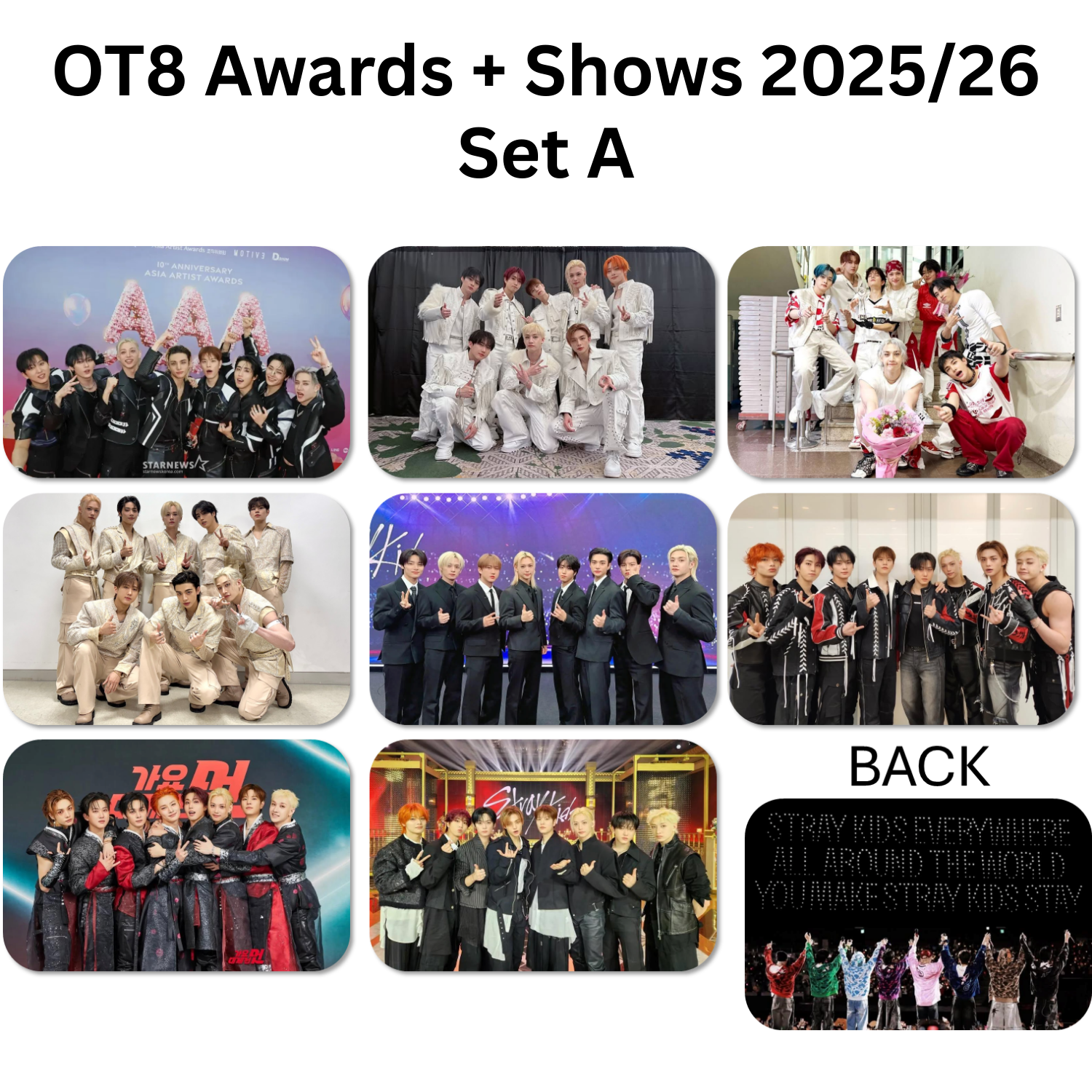 Stray Kids OT8 LOMO PCs